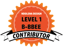 Ndolena Design B-BBEE Certificate Badges wOb